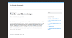 Desktop Screenshot of freighttrainboogie.com